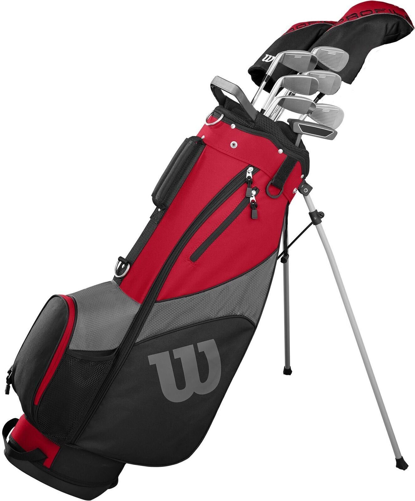 Wilson Staff Profile SGI Red/Black Pravá ruka Ocel Regular Golfový set