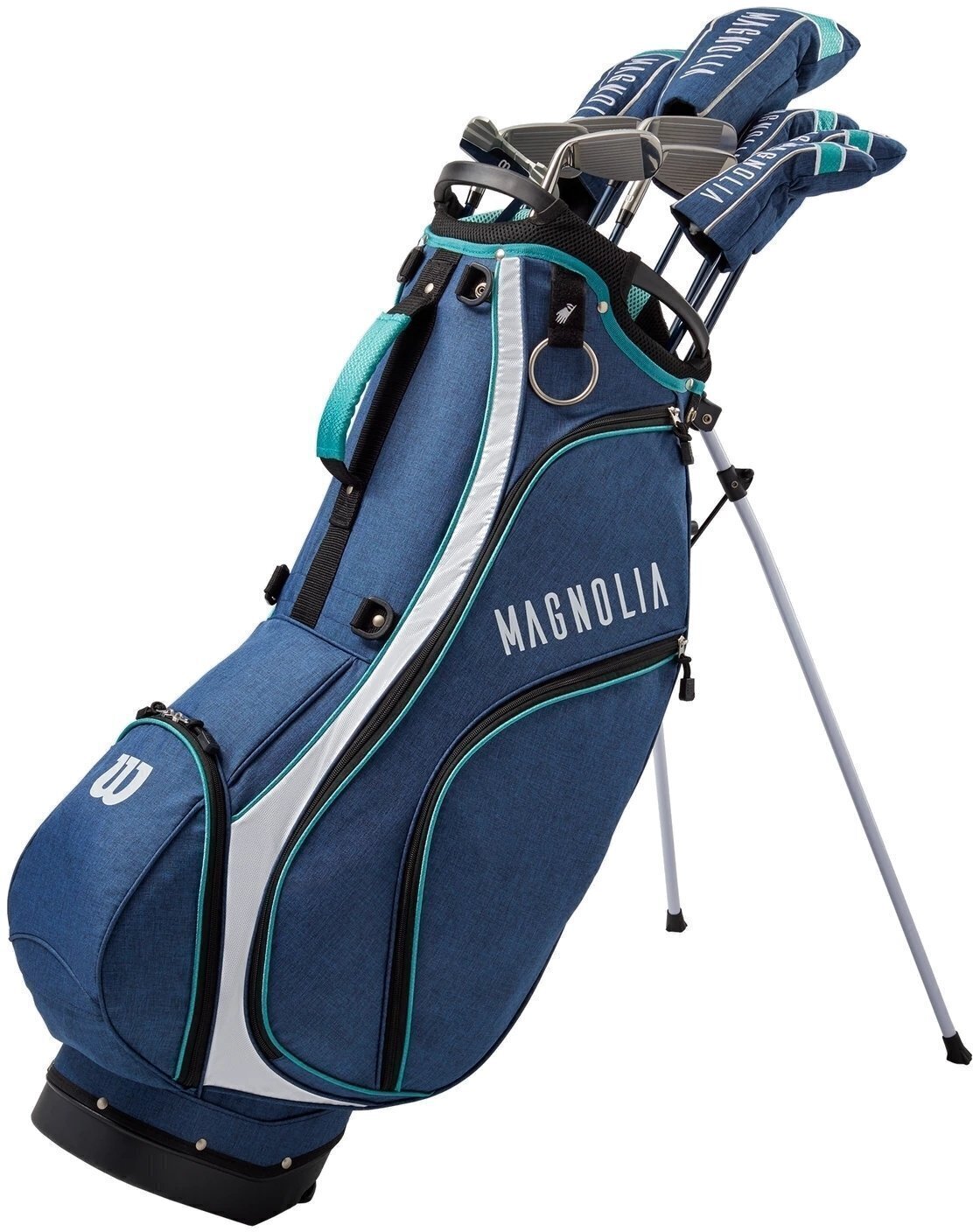 Wilson Staff Magnolia Navy/White/Teal Pravá ruka Graphite Lady Standard Golfový set