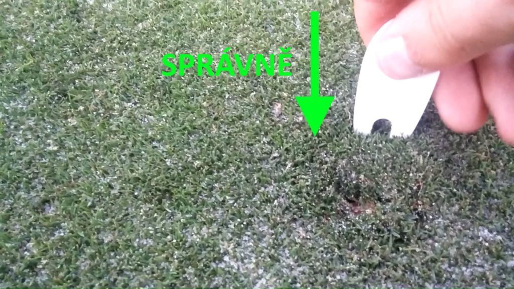 Správný postup vypichování pitchmarků
