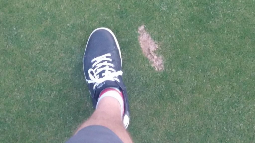Divot na greenu