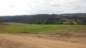 Green na golfovém hřišti v Kácově  